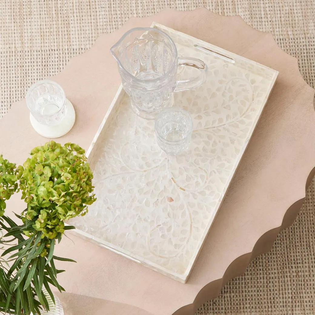 Alice Shell Inlay Tray Large