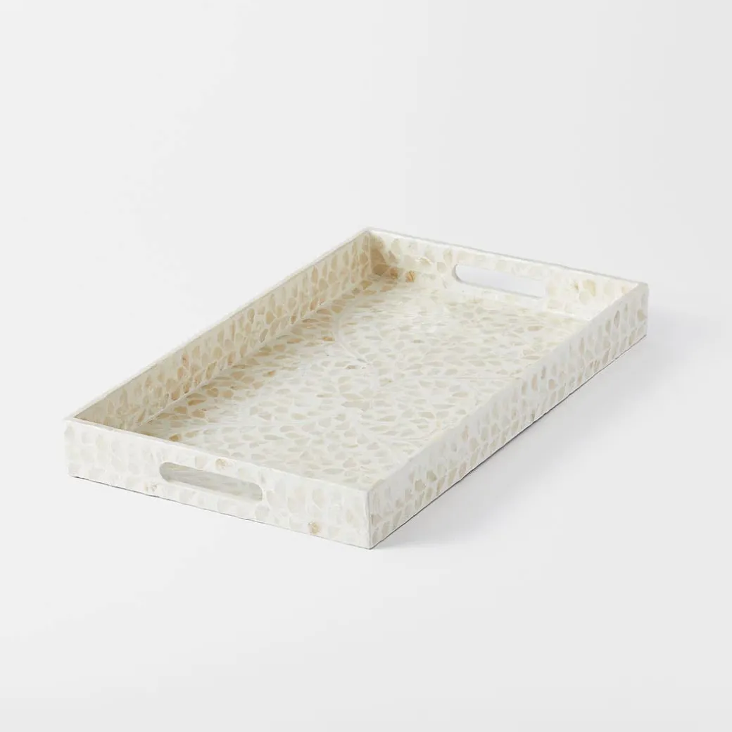 Alice Shell Inlay Tray Large