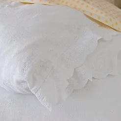Alina Quilt Cover - White