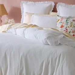 Alina Quilt Cover - White