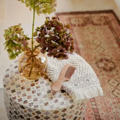 Andes Printed Bath Runner - Rust