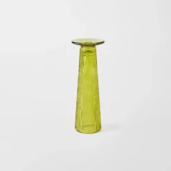 Anthea Candle Holder - Dark Green