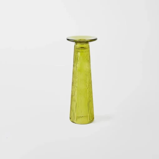 Anthea Candle Holder - Dark Green