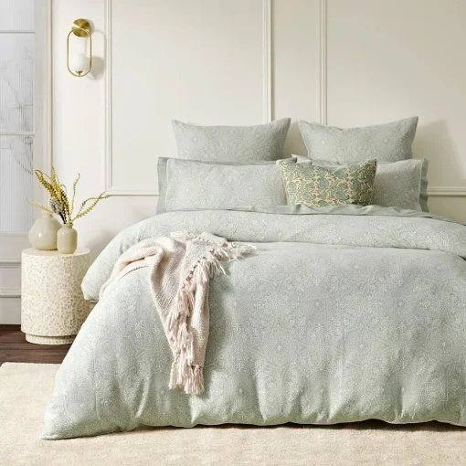 Arlen Quilt Cover - Sage