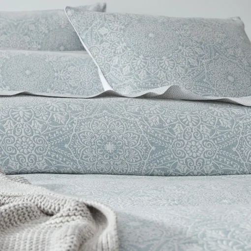 Arlen Quilt Cover - Sage