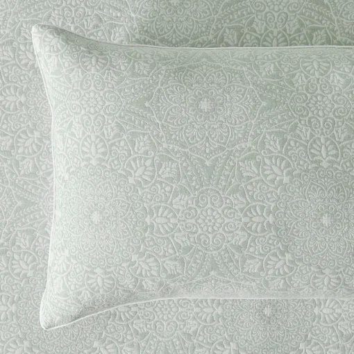 Arlen Quilt Cover - Sage