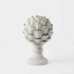 Artichoke Sculpture Large - Antique White