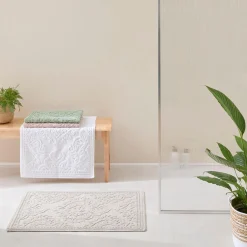 Asher Bath Mat - Stone