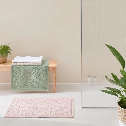 Asher Bath Mat - Stone