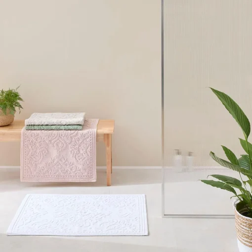 Asher Bath Mat - Stone