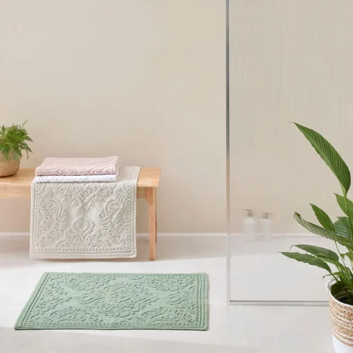 Asher Bath Mat - Stone
