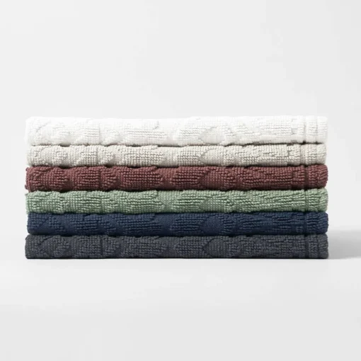 Asher Bath Mat - Stone