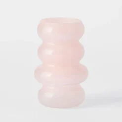 Azure Stacked Glass Vase