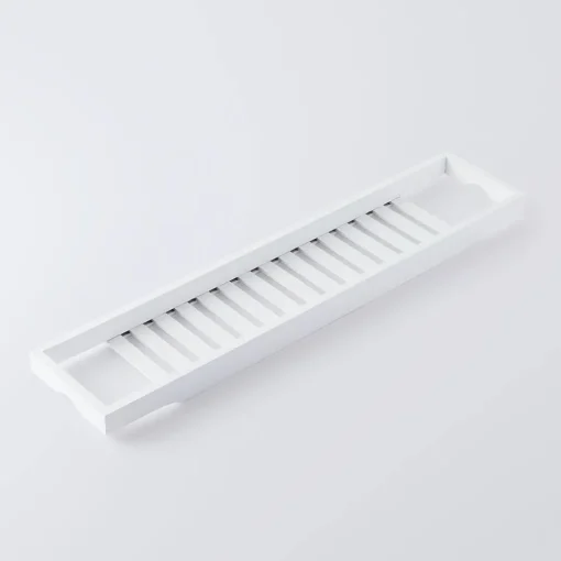 Bamboo Bath Caddy - White