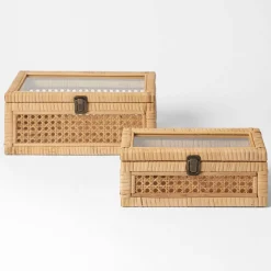 Bayan Rattan Display Box Large