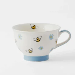 Bee Time Pedestal Tea Cup