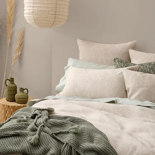 Bengali Quilt Cover - Taupe