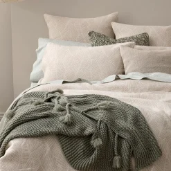Bengali Quilt Cover - Taupe