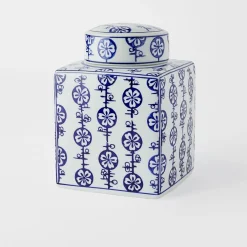 Blue Ginger Jar Square