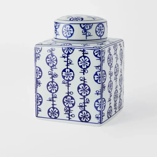 Blue Ginger Jar Square