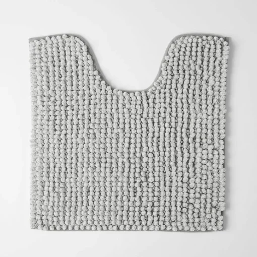 Bobble Melange Contour Mat - Charcoal