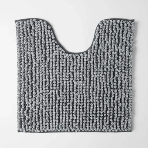Bobble Melange Contour Mat - Charcoal
