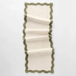 Bowie Scalloped Bath Runner