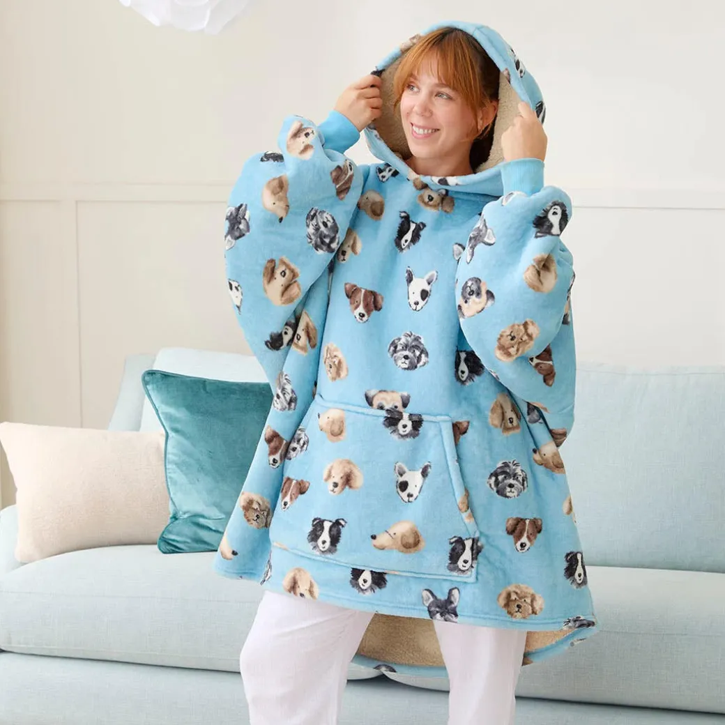 Buddy Hooded Sherpa Blanket