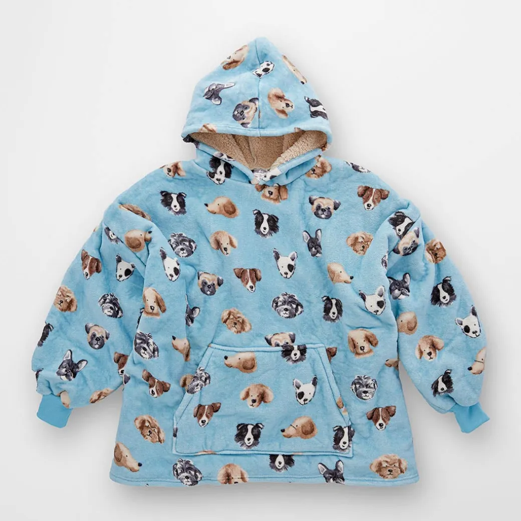 Buddy Hooded Sherpa Blanket
