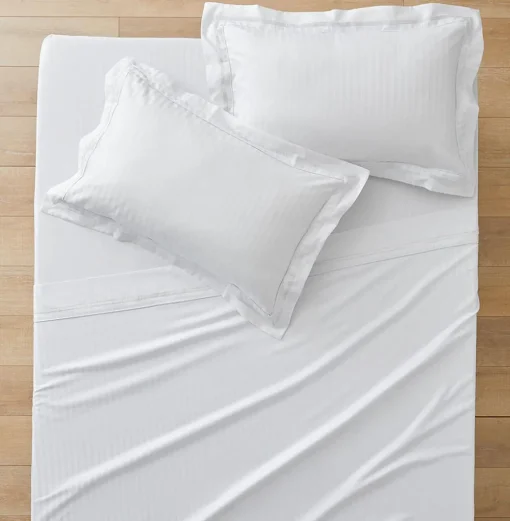 Cambridge 800 TC Egyptian Cotton Fitted Sheets - White