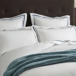 Cambridge 800TC Egyptian Cotton Quilt Cover - White Silver