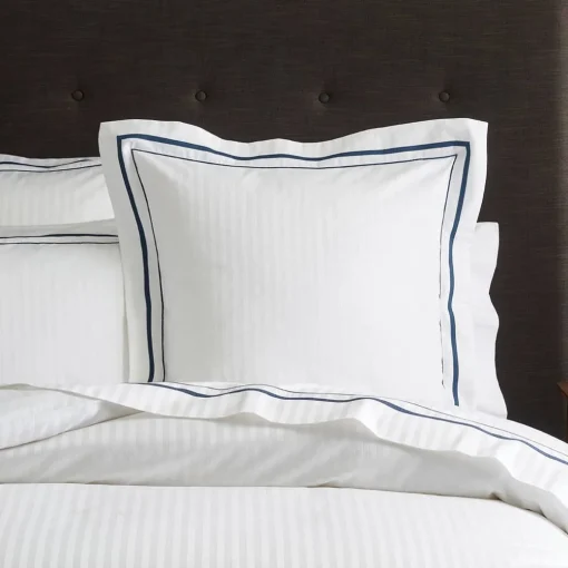 Cambridge 800TC Egyptian Cotton Quilt Cover - White Silver