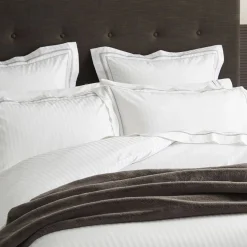 Cambridge 800TC Egyptian Cotton Quilt Cover - White Silver