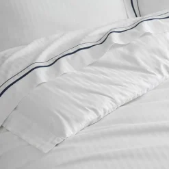 Cambridge 800TC Egyptian Cotton Quilt Cover - White Silver