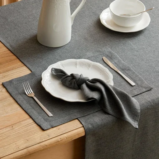 Carlisle Napery - Charcoal