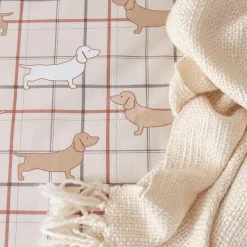 Charlie Reversible Flannelette Quilt Cover Set- Light Blue