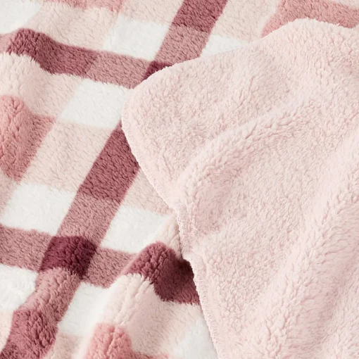 Check Super Soft Throw - Green