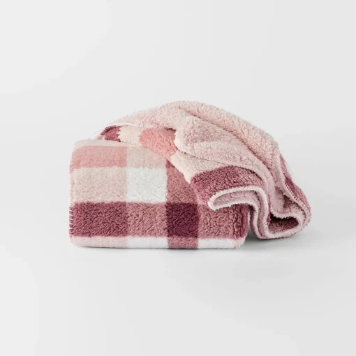 Check Super Soft Throw - Green
