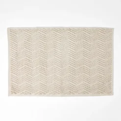 Chevron Bath Mat - Natural