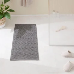 Chevron Bath Mat - Natural