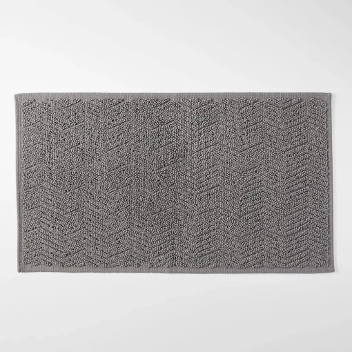 Chevron Bath Mat - Natural