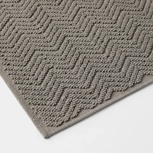 Chevron Bath Runner - Natural