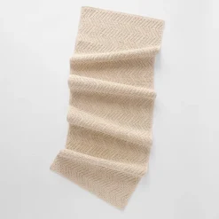 Chevron Bath Runner - Natural