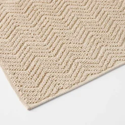 Chevron Bath Runner - Natural