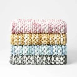 Cirrus Bath Mat - Aqua Blue Ivory