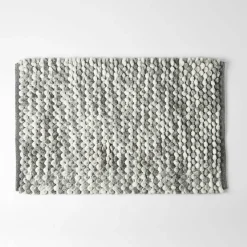 Cirrus Bath Mat - Aqua Blue Ivory
