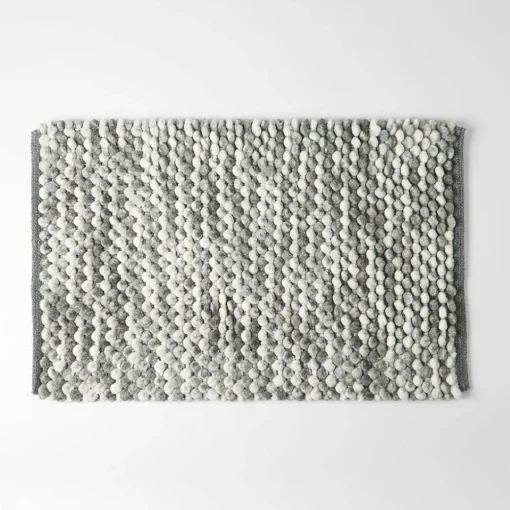 Cirrus Bath Mat - Aqua Blue Ivory