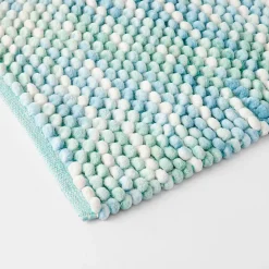 Cirrus Bath Runner - Aqua/Blue/Ivory