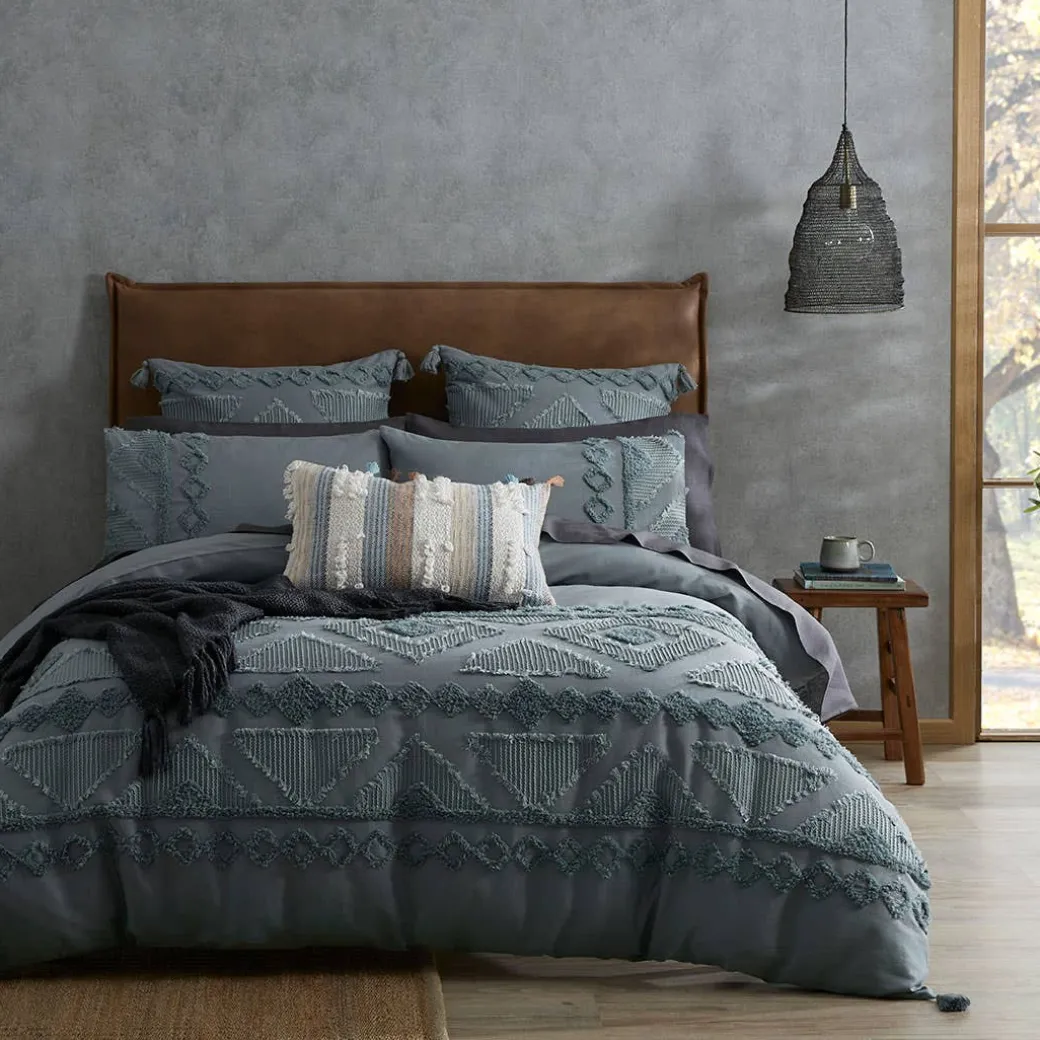 Corina Quilt Cover - Eucalyptus