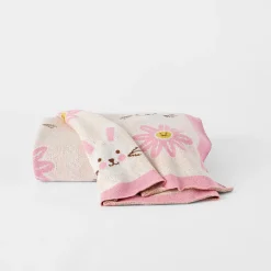 Cottontail Knitted Throw